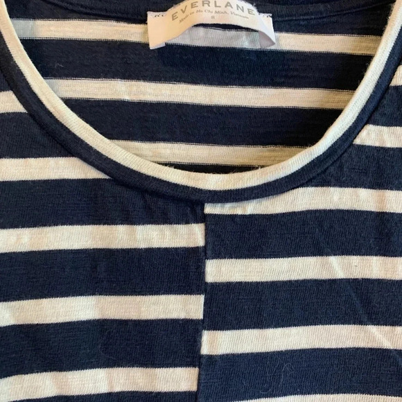 Everlane Cotton Stripe T-Shirt Dress Size S - Picture 4 of 4
